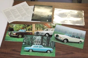 1972 Rolls Royce Brochure Folder & Photos Silver Shadow Corniche Convertible - Picture 1 of 6