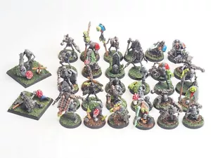 GW 40K CONVERSIONI SCHELETRO NON MORTO X 32. DIPINTO. GIALLO 187 - Foto 1 di 10