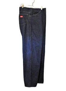 Dickies Jeans 50x30 Actual L32 Blue Denim Dark Wash 100% Cotton - Picture 1 of 8