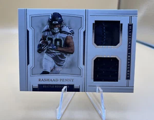2018 Rashaad Penny National Treasures Rookie Duel Patch Card 16/99 - Picture 1 of 2