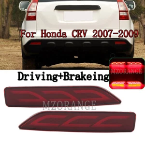 Luz de parachoques trasero LED reflector freno lámpara de conducción para Honda CRV 2007 08-2009 - Imagen 1 de 12