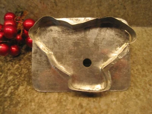 Vintage CHICKEN CHICK Handmade Tin Cookie Cutter Strap Handle - Picture 1 of 2