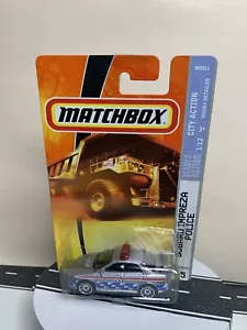 Matchbox MBX City Action #45 Subaru Impreza Sedan Police Car Silver w/Livery NIP - Picture 1 of 13