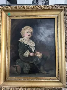 Antikes Ölgemälde auf Leinwand, Bläschen Sir John Everett Millais Reproduktion - Bild 1 von 5