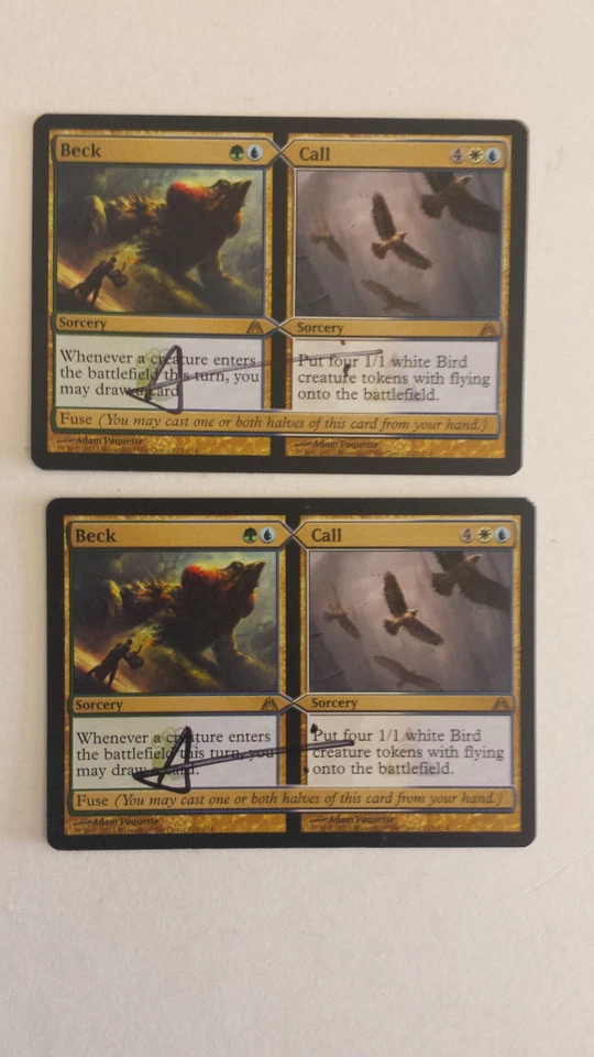 Beck / Call X1 Dragonmaze Ed Signed by Adam Paquette MTG - Image 1 of 1