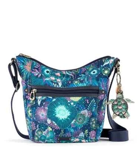 Bandolera pequeña estampada Sakroots, Sequoia, diseños surtidos, nueva, se envía gratis - Imagen 1 de 25