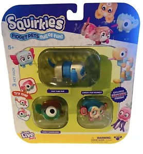 Juguete Alce Squirkies Inquieto Mascota Pop Tubo Cachorro Rizado Camaleón Mono Descarado NUEVO - Imagen 1 de 4