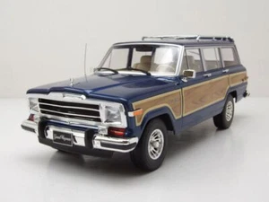 Jeep Grand Wagoneer 1989 Coche a Escala Azul Metálico 1:18 KK Scale - Imagen 1 de 9