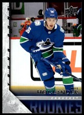 2020-21 Upper Deck 2005-06 Tribute Nils Hoglander Rookie Vancouver Canucks #T-79
