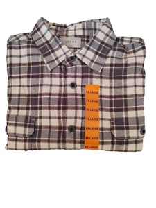 CAMISA DE VESTIR INFORMAL JACHS ORIGINAL HOMBRE MANGA LARGA A CUADROS FRANELA - TALLA XXL - Imagen 1 de 8