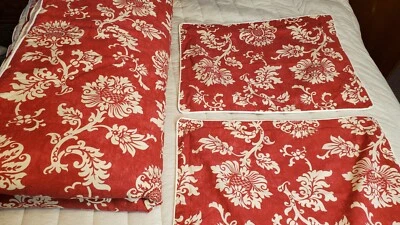 Edredón Chaps Ralph Lauren French Riviera Queen y 2 fundas florales a rayas Foto 1 de 4