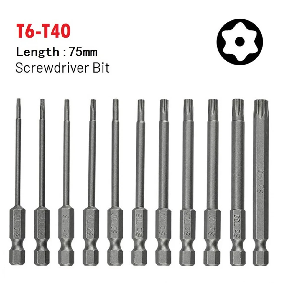 Screwdriver Bit Magnetic Head Screw Driver Bit 1/4Inch Hex Screwdriver Hand Tool - Image 1 of 4