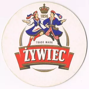 ZYWIEC BIER - SINCE 1856 - POLAND PROMO BIERUNTERSETZER - Bild 1 von 2
