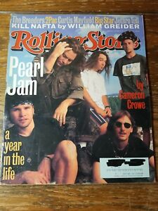 1993 October 28 Rolling Stone Magazine Pearl Jam A Year In The Life - 2pac