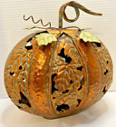 Metal Pumpkin Decor Fall/Halloween Lights up (0-67)