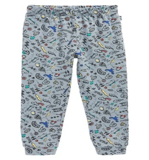 NWT Splendid Boys Grafitti Print Jogger Pants Toddler Size 7 Gray $40 H200 - Image 1 of 1