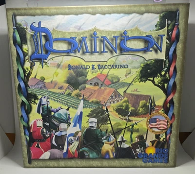 Dominion Card Board Base Game 1st Edition Complete Open Box - Image 1 of 4