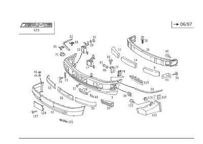 Moldura original Mercedes-Benz 202-885-09-74 Foto 1 de 2