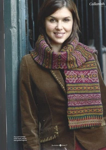 GLORIOUS SCARF KNITTING PATTERN  CALLANISH - MARY HENDERSON - FABULOUS FAIR ISLE - Picture 1 of 2