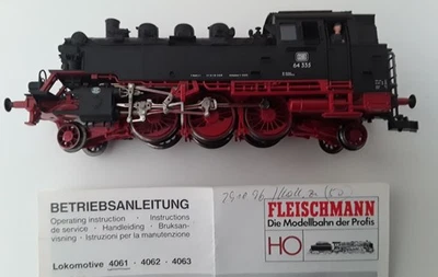 H0 FLEISCHMANN Dampflok DB BR 64 Art. Nr. 4061*gebraucht*ohne OVP* funktionstüch - Bild 1 von 4