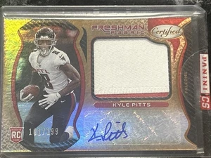 🔥2021 Certified Kyle Pitts RPA Rookie Patch Auto Bronze /199 Freshman Fabric SP - Picture 1 of 4