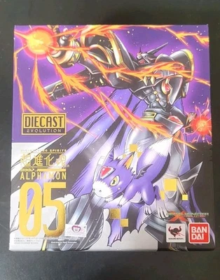 Figura de acción Bandai Digivolving Spirits 5 Alphamon Digimon Transforming Diecast Foto 1 de 4