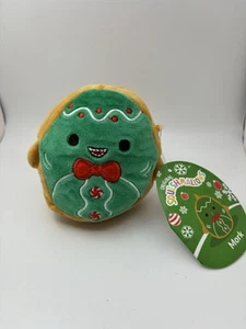 Squishmallow Christmas Squad Mystery Capsule Mork The Green Gingerbread Shark 4” - Picture 1 of 2