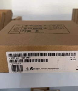 New Siemens 6ES7 511-1TK01-0AB0 6ES7511-1TK01-0AB0 S7-1500T, CPU 1511T-1 PN - Picture 1 of 4