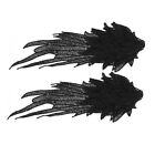  Clothes Decors Wing Patch Ornament Appliques Large Sequin Angel Wings Sequins
