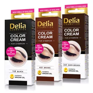Set of 15 pcs DELIA HENNA CREAM Eyebrow Professional Colour Tint Kit Set 15ml - Picture 1 of 1