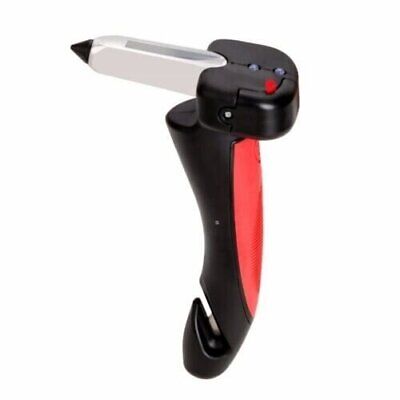 Car Handle Mobility Aid Cane Flashlight Emergency Glass Breaker Hammer Cutter • 5.98€