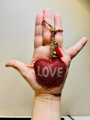 LLAVERO AMOR. SUPER GLAMMY PARA NIÑAS Y MUJERES. BLING HEART. REGALO ÚNICO Foto 1 de 4
