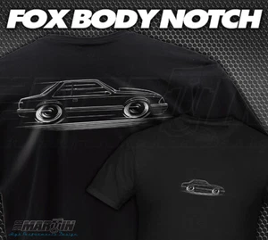 T-Shirt Fox Body Notch Back Ford Mustang LX 1987 1988 1989 1990 1991 1992 1993 - Foto 1 di 23