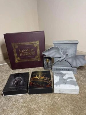 Коллекционный лот «Игра престолов» — статуэтка дракона, Blu-ray, бокс-сеты — РЕДКИЕ - Изображение 1 из 2
