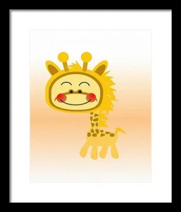 Giraffe - Art Print Home Decor Wall Art - (frame not included) - Picture 1 of 4