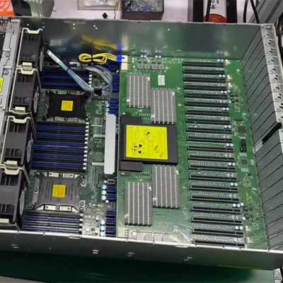 Supermicro SYS-6049GP-TRT Server 24X3.5" 2X 4214R CPU 12Core 192G RAM 1X960G M.2 - Image 1 of 3