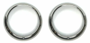 Pair (2) Headlight Trim Ring Bezels for 1948-1955 Ford Pickup Trucks - Picture 1 of 4