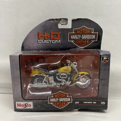 Motocicleta Maisto H-D Series 38 Harley Davidson 1977 FXS Low Rider escala 1:18 Foto 1 de 4