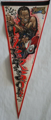 Philadelphia 76ers Allen Iverson Collectors Pennant 12" x 30" Cover