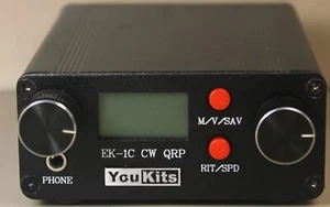 Youkits EK-1C 2017 3 Band Compact CW QRP 3W Transceiver with built in keyer - Zdjęcie 1 z 8