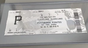 Biglietto Paul Skenes 200th Strikeout Stub in Holder 19/04/25 Pittsburgh Pirates - Foto 1 di 8