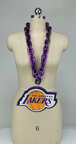 New NBA Los Angeles Lakers Purple Fan Chain Cover