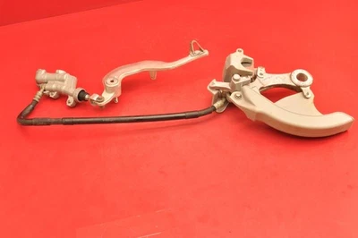 2004 01-05 YAMAHA YZ250F WR250F YZ450F Rear Brake Caliper Master Hose Lever Pads - Image 1 of 4