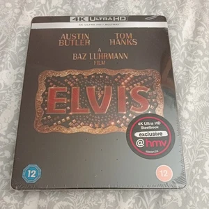 Elvis -HMV Limited Steelbook Edition - 4K Ultra HD + Blu-ray - NEW SEALED - Picture 1 of 2
