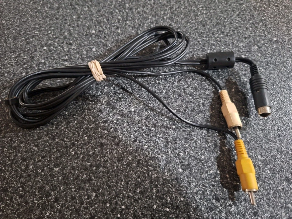 OEM оригинальный Sega 32 X шнур кабель Genesis AV кабель композитный RCA  - Изображение 1 из 1