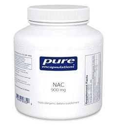 Pure Encapsulations NAC (N-acetil-L-cisteína) 900 mg 120 Vegcap - Imagem 1 de 1