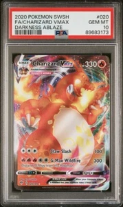 Charizard Vmax Full Art Holo Rare Darkness Ablaze PSA 10 Gem Mint - Picture 1 of 4