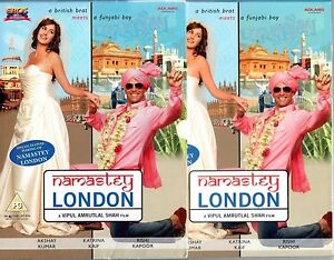 NAMASTEY LONDON - ORIGINAL EROS BOLLYWOOD DVD - Akshay Kumar, Katrina Kaif.
