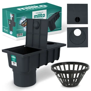 Millto™ Regensinkkasten 110mm Regenwasserablauf Unterer Dachrinnenablauf - Afbeelding 1 van 5