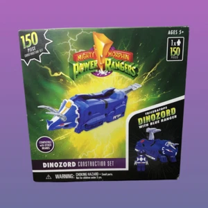 Mighty Morphin Power Rangers Blue Dinozord Triceratops Construction Set 150 Pcs - Picture 1 of 3